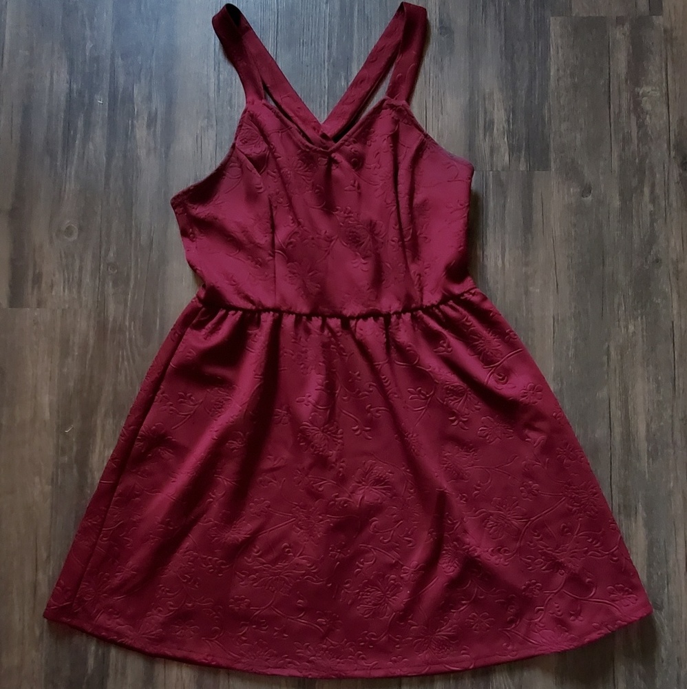 🎊4/$20 // CHARLOTTE RUSSE: Burgandy Red Dress